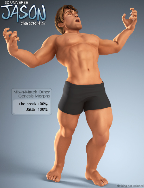 Jason for Genesis (Character) by: 3D Universe, 3D Models by Daz 3D