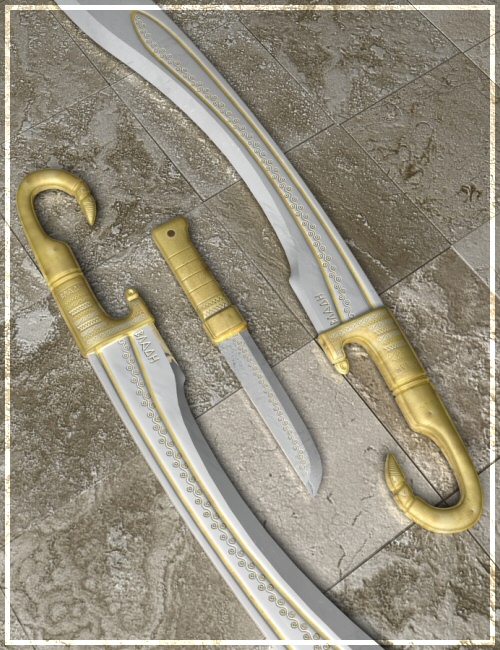 Ancient Blades by Merlin | Daz 3D