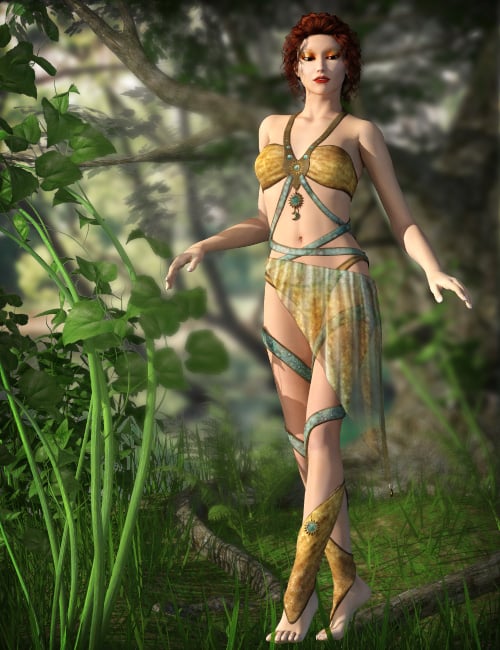 Cilea for V4 by: esha, 3D Models by Daz 3D