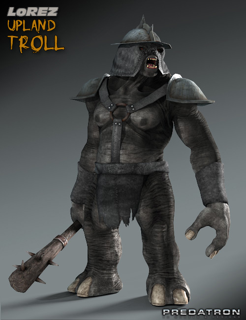 LoREZ Upland Troll LoREZ Upland Troll by: Predatron, 3D Models by Daz 3D