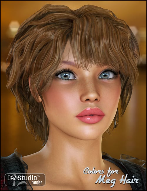 Colors for Meg Hair by: goldtassel, 3D Models by Daz 3D