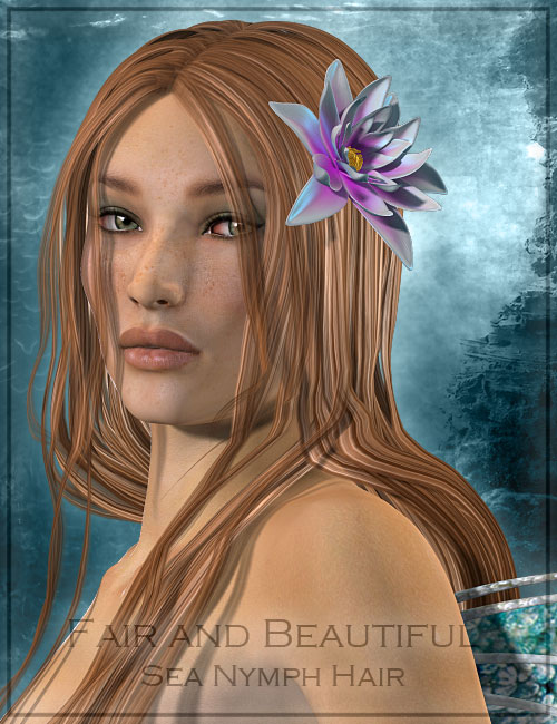 Fair and Beautiful for Sea Nymph Hair by: Renderwelten, 3D Models by Daz 3D