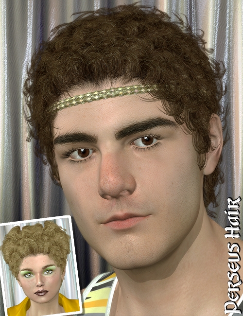 Perseus Hair by: 3DreamMairy, 3D Models by Daz 3D