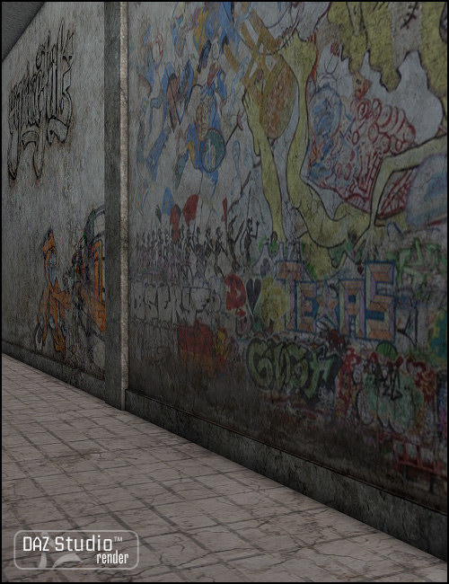 Vandalized West Park Basement Vandalized West Park Basement by: Sarsa, 3D Models by Daz 3D