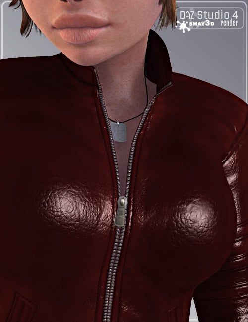 Leather Jacket for Genesis by: smay, 3D Models by Daz 3D