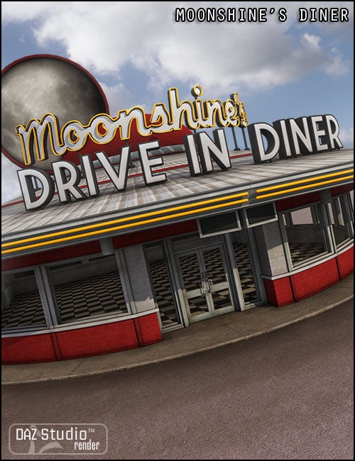 Moonshine's Diner by: Jack Tomalin, 3D Models by Daz 3D