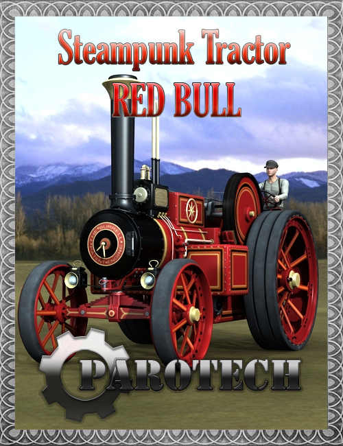 Steampunk Tractor by: petipet, 3D Models by Daz 3D