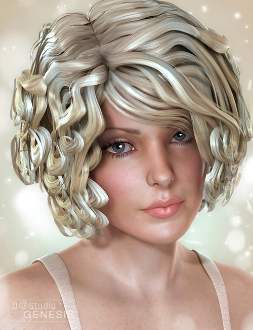 Bella Hair by: SWAM, 3D Models by Daz 3D