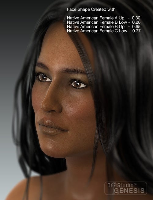 Ethnicity for Genesis: Native American Ethnicity for Genesis: Native American by: , 3D Models by Daz 3D