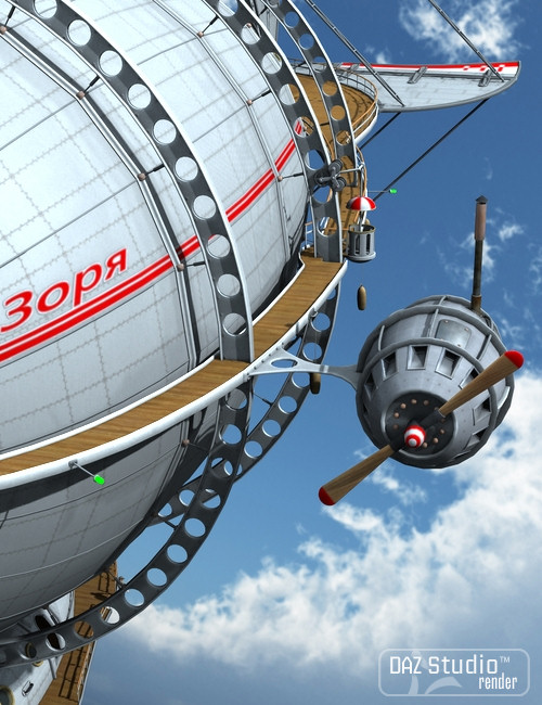 Zeppelin Star by: petipet, 3D Models by Daz 3D