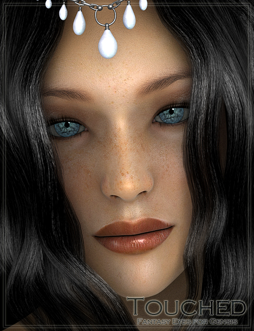 Touched  Fantasy Eyes for Genesis by: Renderwelten, 3D Models by Daz 3D
