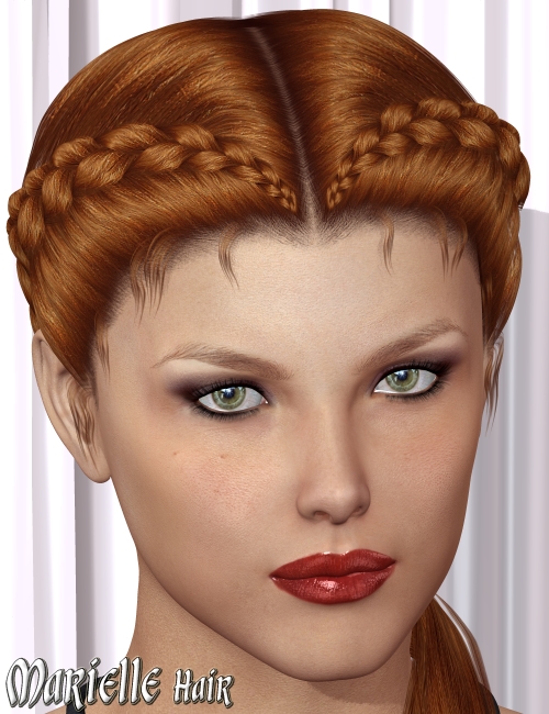 Marielle Hair by: 3DreamMairy, 3D Models by Daz 3D