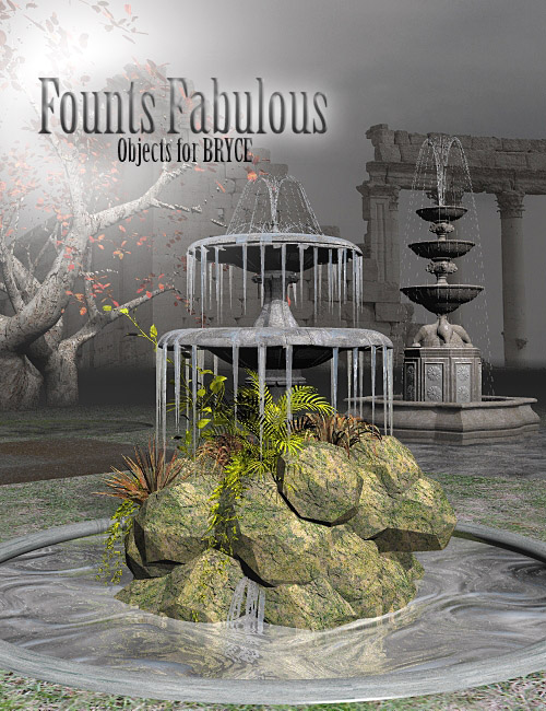 Founts Fabulous by: RajRaja, 3D Models by Daz 3D