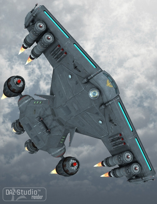 Starship Sky Hammer by: petipet, 3D Models by Daz 3D