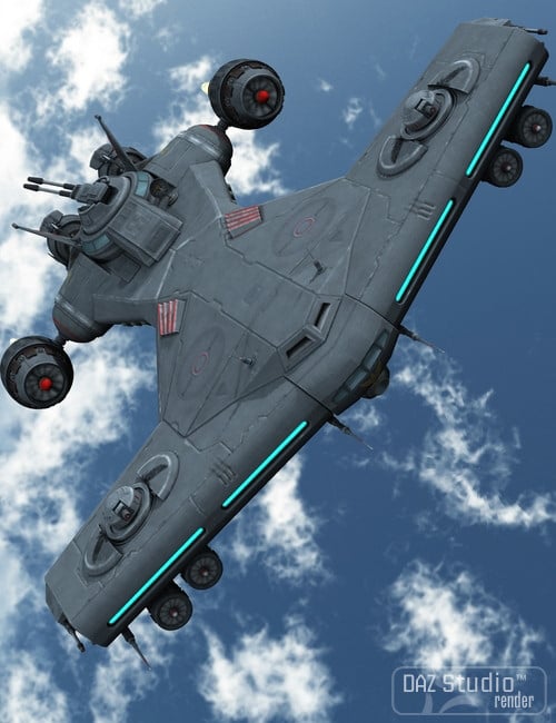 Starship Sky Hammer Starship Sky Hammer by: petipet, 3D Models by Daz 3D