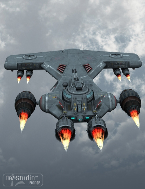 Starship Sky Hammer Starship Sky Hammer by: petipet, 3D Models by Daz 3D