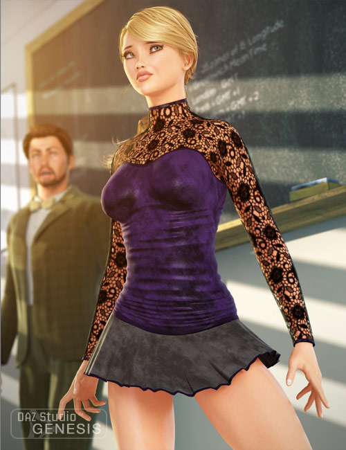 Wicked Wear Lace by: Xena, 3D Models by Daz 3D