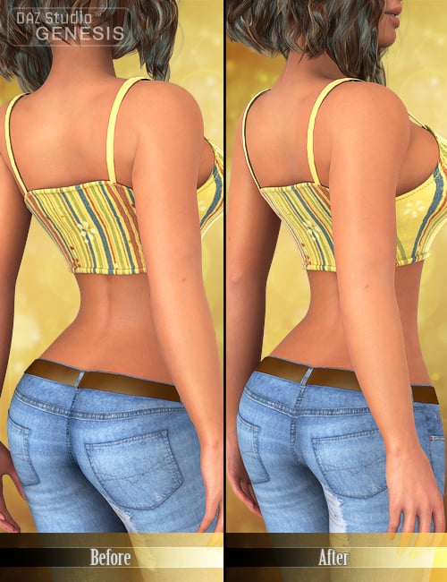 Clothing Cleavage Modifier by: Xena, 3D Models by Daz 3D