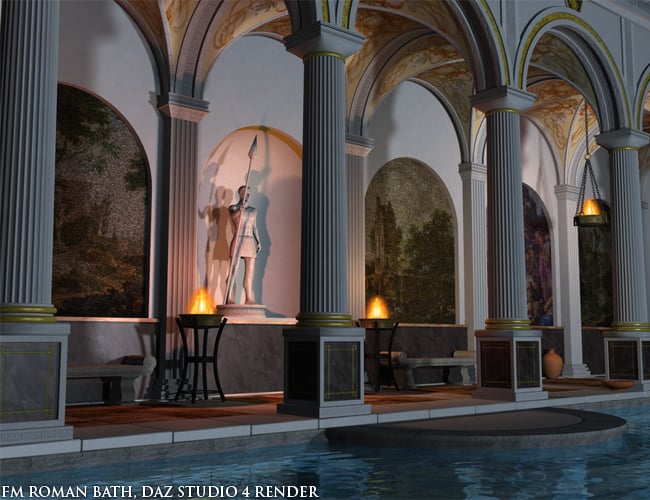 Roman Bath | Daz 3D