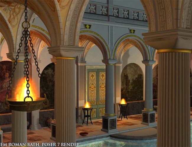 Roman Bath | Daz 3D