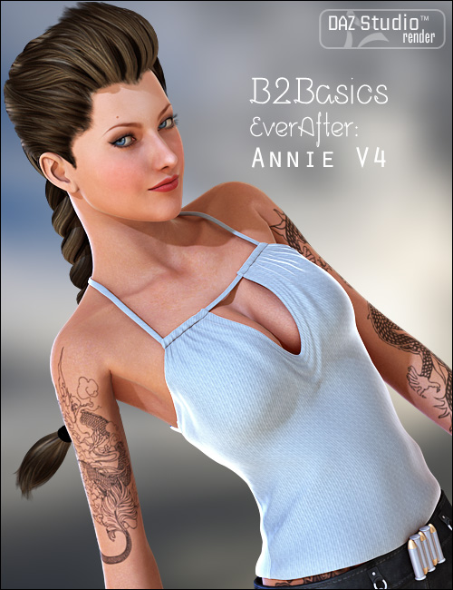 B2Basics EverAfter Annie V4 Bundle by: bucketload3d4blueyes, 3D Models by Daz 3D