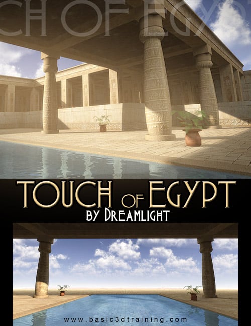 Touch Of Egypt for DAZ Studio by: Dreamlight, 3D Models by Daz 3D
