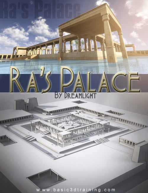 Ra's Palace for DAZ Studio by: Dreamlight, 3D Models by Daz 3D