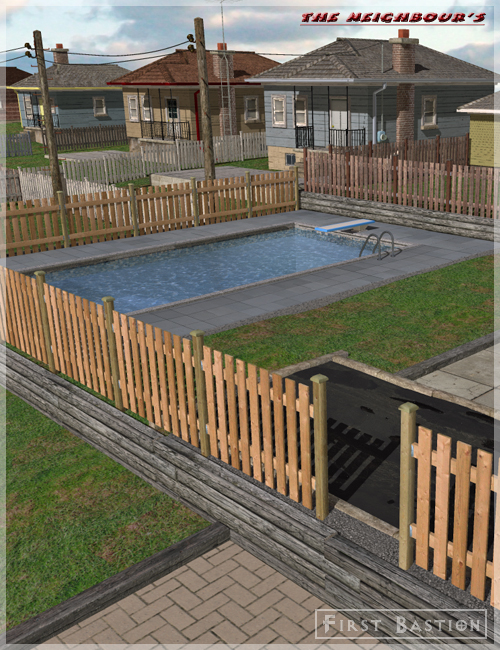The Neighbour's Pools by: FirstBastion, 3D Models by Daz 3D