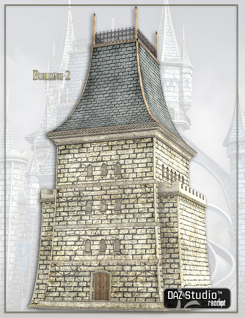 Fantasy Castle 2011 - Castle Keep 2 by: LaurieS, 3D Models by Daz 3D