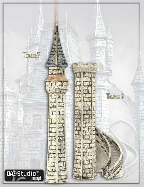 Fantasy Castle 2011 - Castle Keep 2 Fantasy Castle 2011 - Castle Keep 2 by: LaurieS, 3D Models by Daz 3D