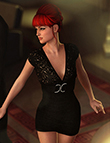 Club Dress by: Barbara Brundon, 3D Models by Daz 3D