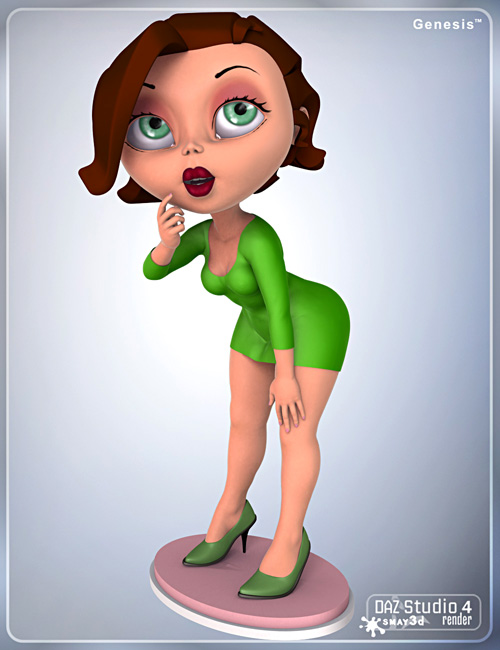 Chibi Girl for Genesis by: smay, 3D Models by Daz 3D