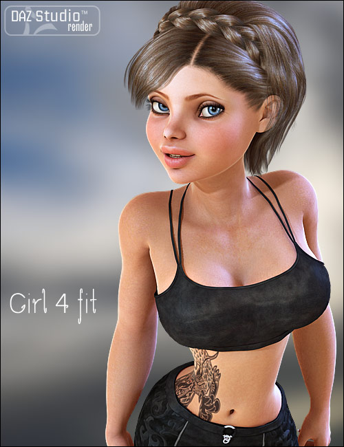 B2Basics Maggie V4 by: 4blueyes, 3D Models by Daz 3D