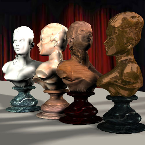 Antoinette Bust Set Antoinette Bust Set by: Neftis3D, 3D Models by Daz 3D