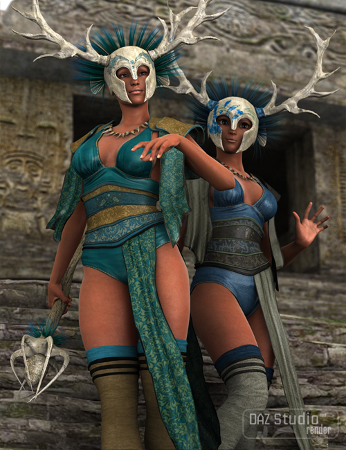 Tribal Shaman by: Sarsa, 3D Models by Daz 3D