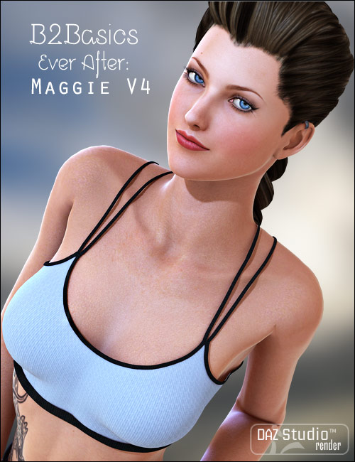 B2Basics EverAfter Maggie V4 Bundle by: bucketload3d4blueyes, 3D Models by Daz 3D
