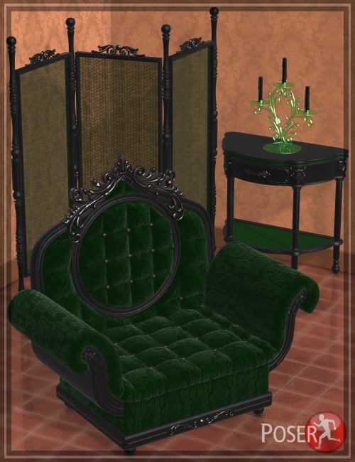 L XV Furniture ReImagined Set 2 by: Fisty & DarcElliandra, 3D Models by Daz 3D