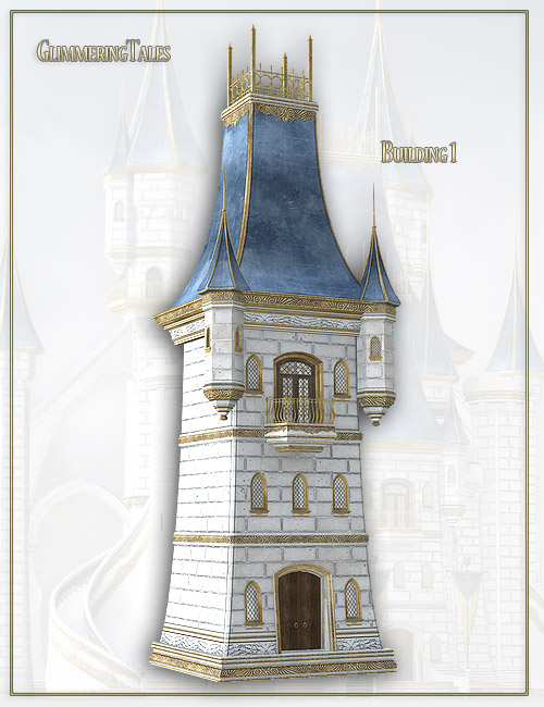 Castle Keep 2 - Glimmering Tales by: LaurieS, 3D Models by Daz 3D