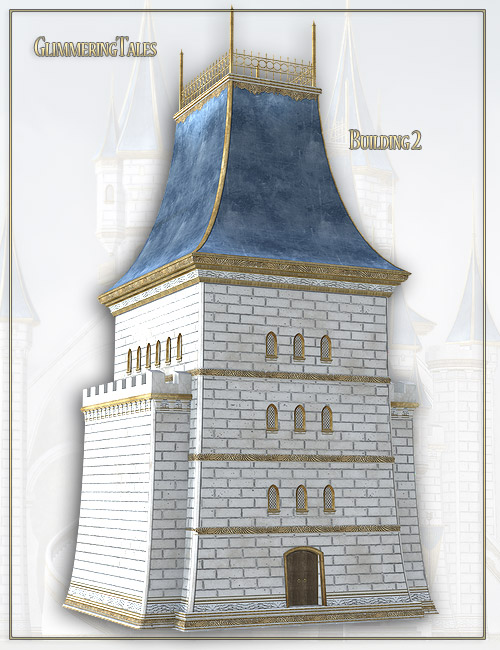 Castle Keep 2 - Glimmering Tales by: LaurieS, 3D Models by Daz 3D
