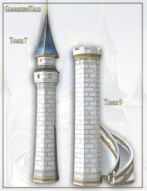 Castle Keep 2 - Glimmering Tales Castle Keep 2 - Glimmering Tales by: LaurieS, 3D Models by Daz 3D