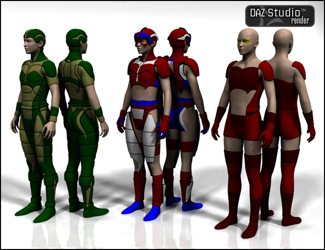 Extreme Heroes: AXS Extreme Heroes: AXS by: Muscleman, 3D Models by Daz 3D