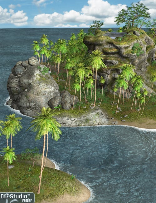 Tropical Coast by: Andrey Pestryakov, 3D Models by Daz 3D