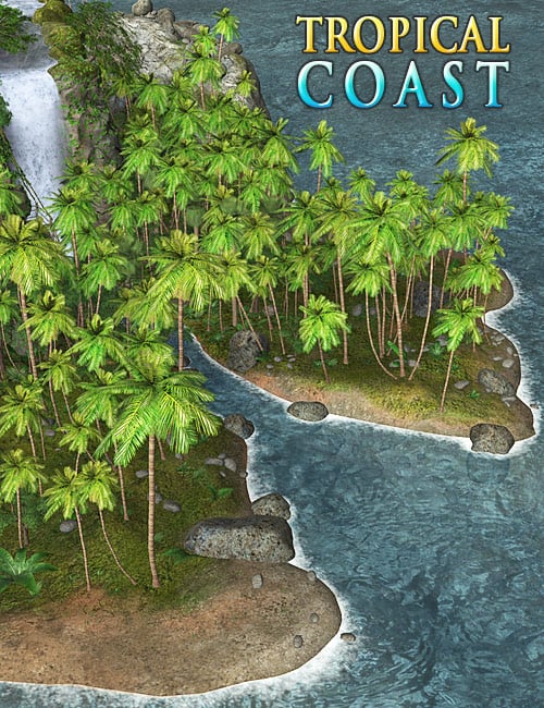 Tropical Coast by: Andrey Pestryakov, 3D Models by Daz 3D
