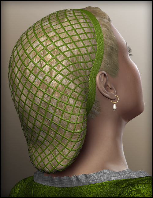 Snood Hair by: Fisty & Darc, 3D Models by Daz 3D