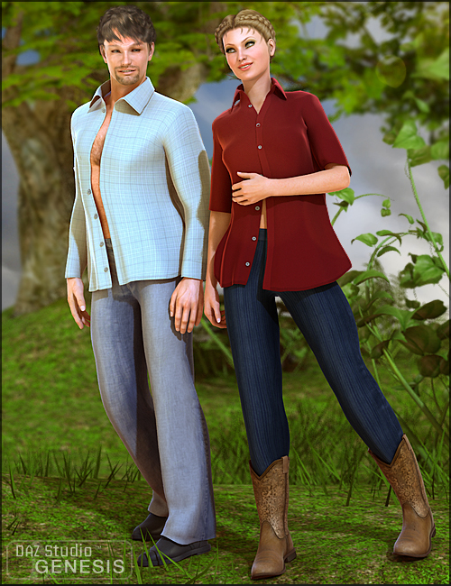 Town and Country for Genesis Town and Country for Genesis by: Mada, 3D Models by Daz 3D