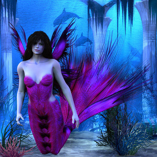 Sea Sirens Textures for V3 Mermaid Tail Sea Sirens Textures for V3 Mermaid Tail by: Lisa's Botanicals, 3D Models by Daz 3D