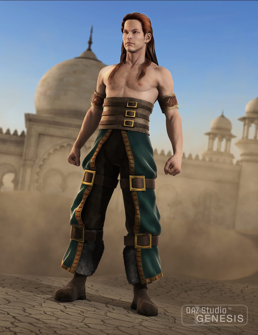 Genesis Barbarian Wanderer by: Valandar, 3D Models by Daz 3D