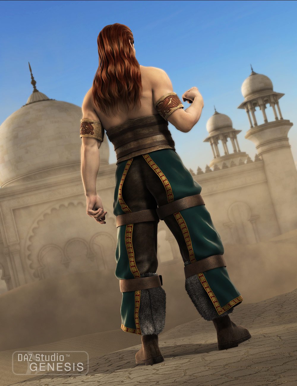 Genesis Barbarian Wanderer Genesis Barbarian Wanderer by: Valandar, 3D Models by Daz 3D