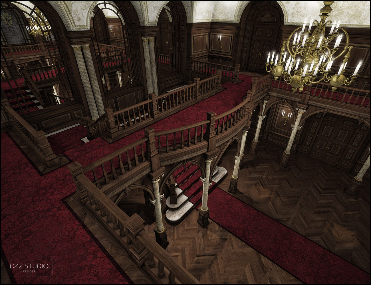 Anderson Hall by: Jack Tomalin, 3D Models by Daz 3D