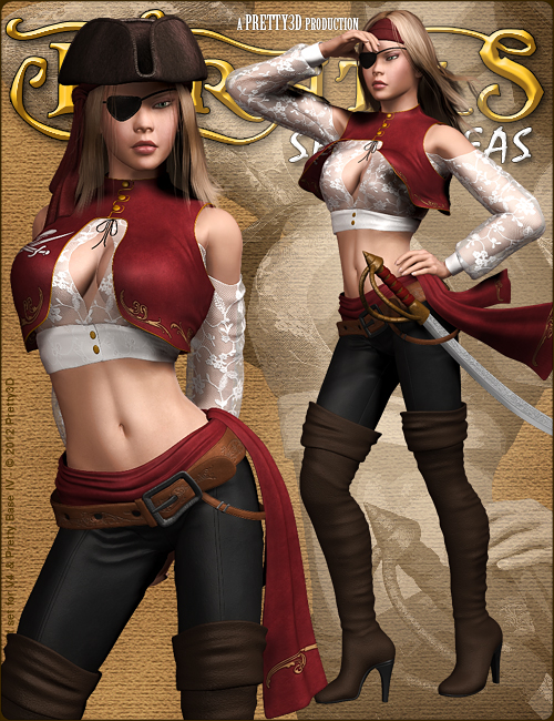 Pirates Seven Seas Pirates Seven Seas by: Pretty3D, 3D Models by Daz 3D